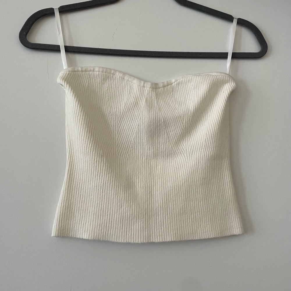 NWOT Banana Republic sweater tube top